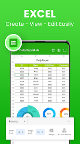 Office App - DOCX, PDF, XLSX Tangkapan skrin 3