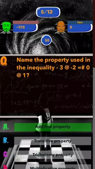 Mathematics Test Quiz Captura de tela 2