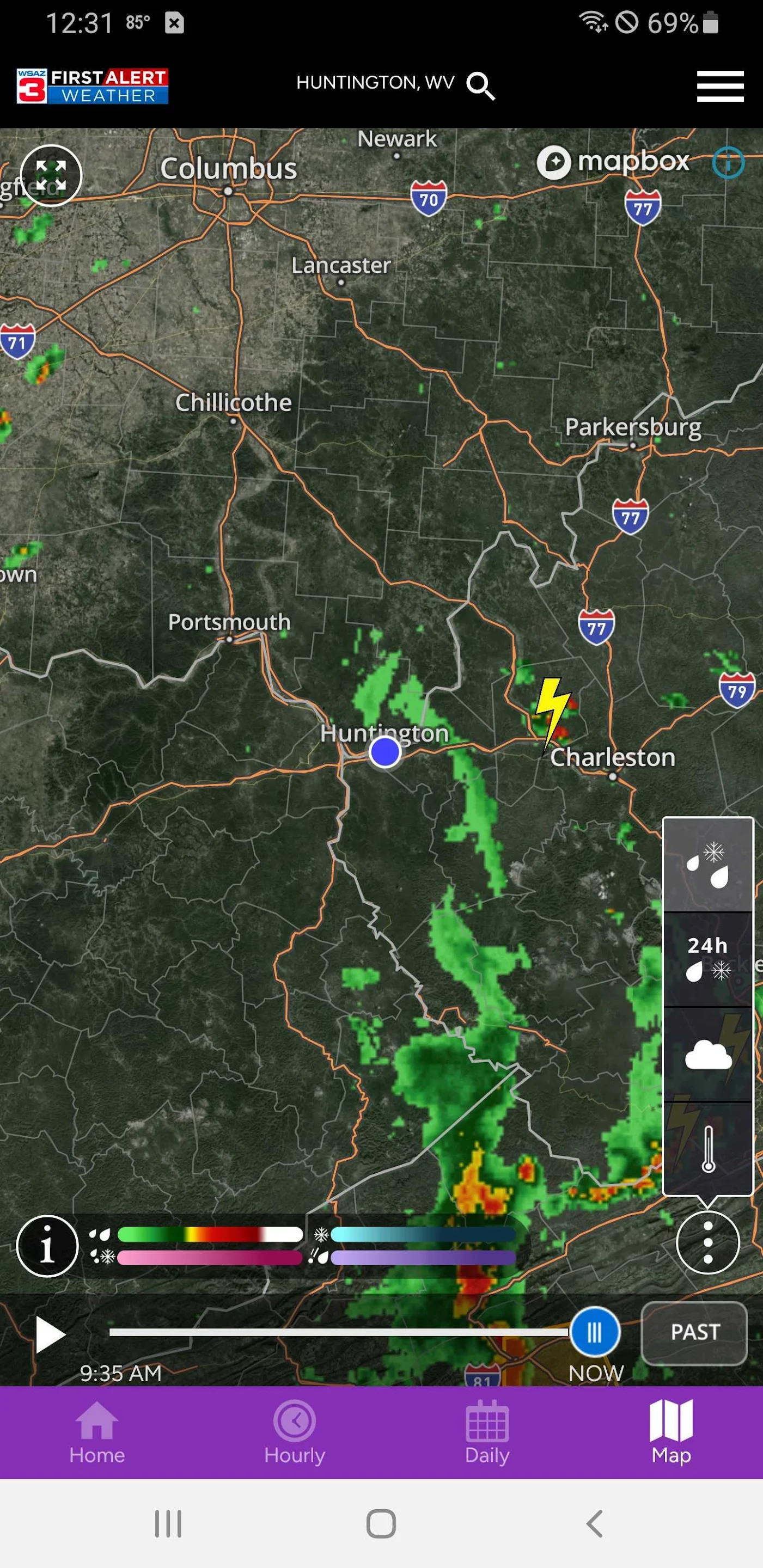 WSAZ First Alert Weather App Captura de tela 2