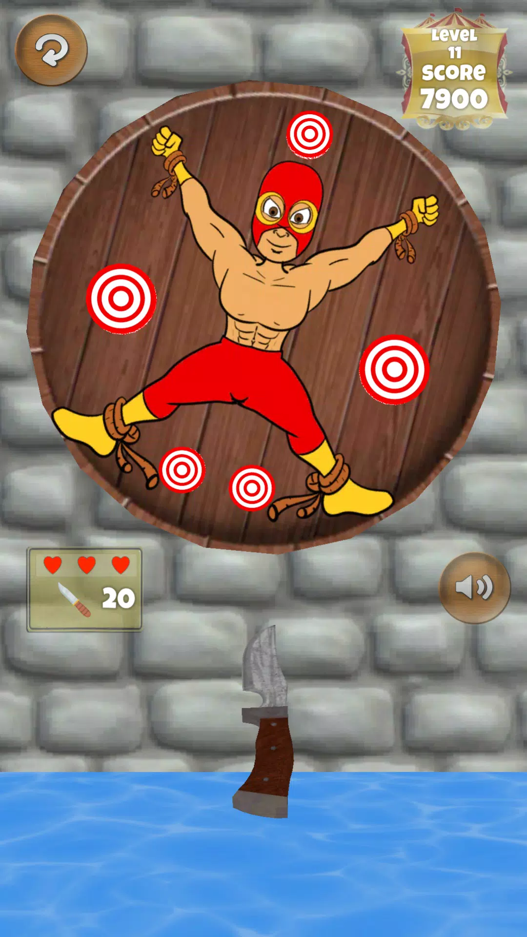 Classic Knife Throwing Game 스크린샷 1