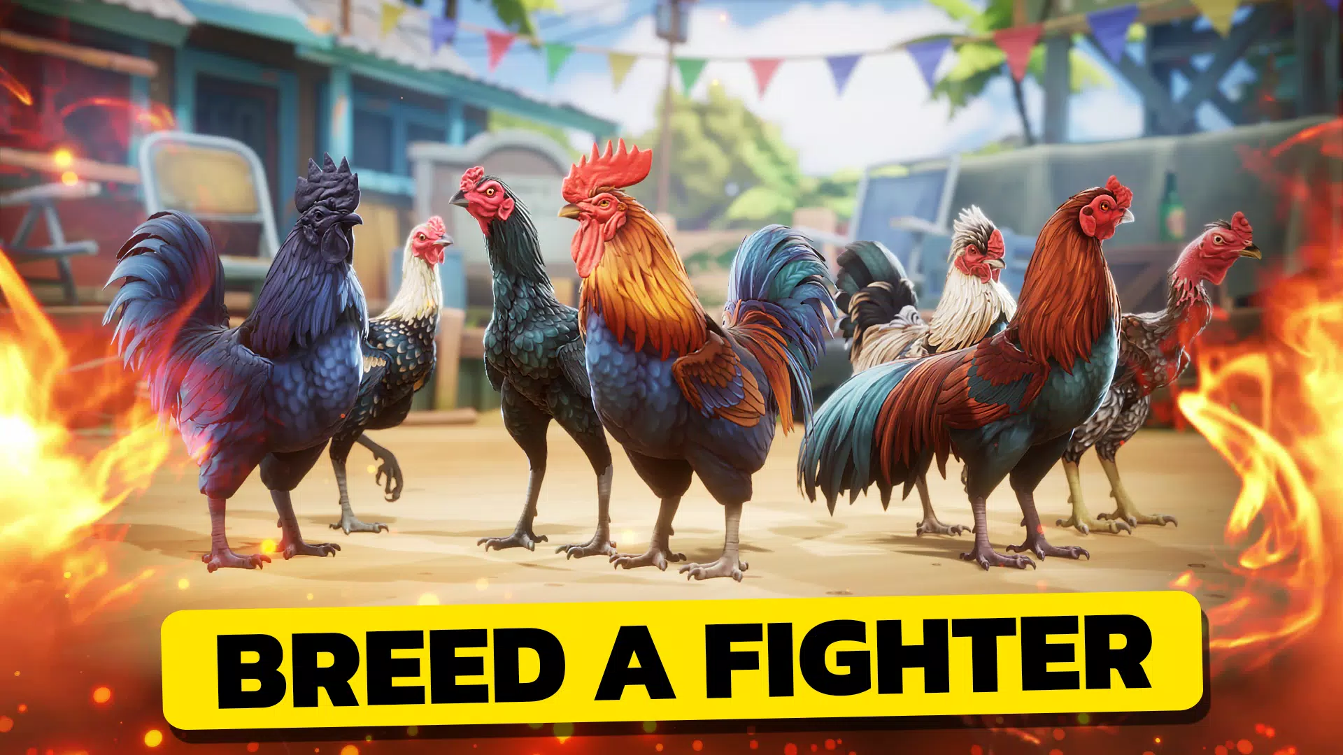 Rooster Fights Ekran Görüntüsü 1