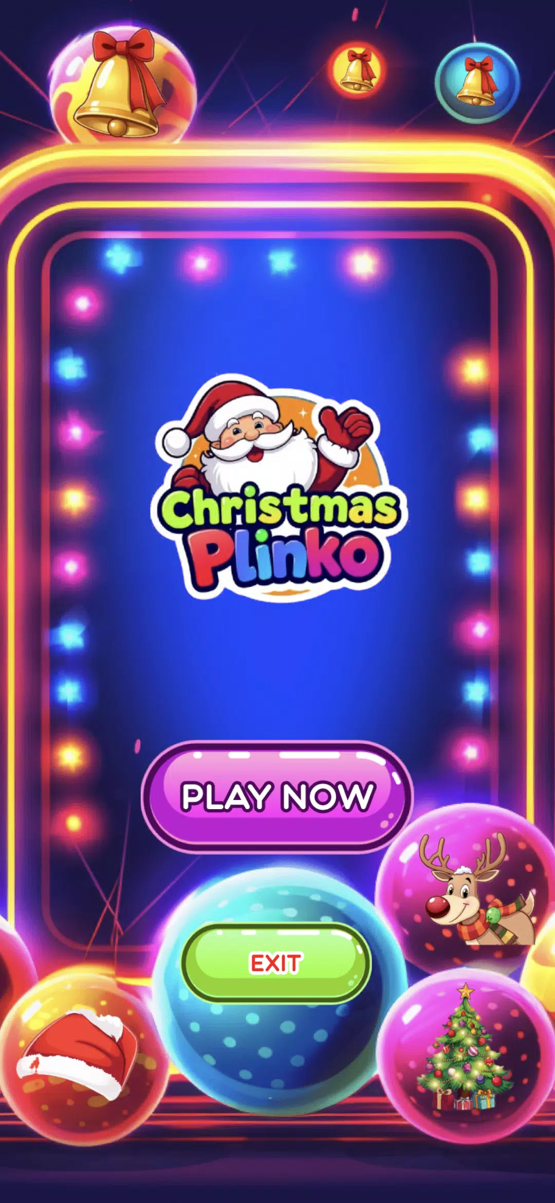 Christmas Plinko Fight ဖန်သားပြင်ဓာတ်ပုံ 0