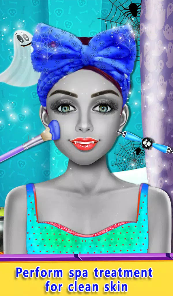 Halloween Makeover Salon Games Ekran Görüntüsü 0