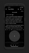 Pure Writer - Writing & Notes Screenshot 1