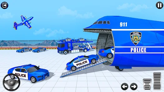 Police Multi Level Formula Car Parking Games স্ক্রিনশট 1