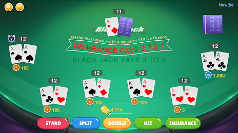 Blackjack - Casino World স্ক্রিনশট 0