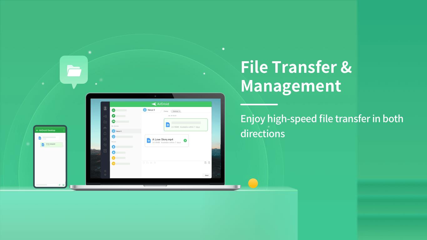 AirDroid: Remote Control & File Transfer Schermafbeelding 1