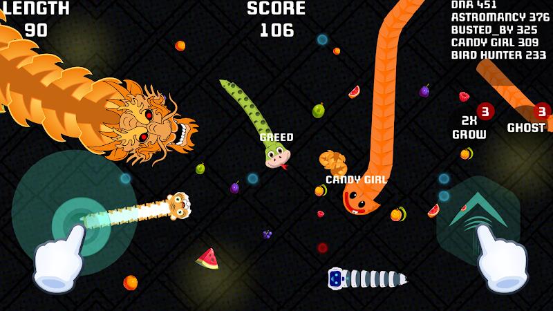 Schermata Worms io Gusanos Snake Game 2