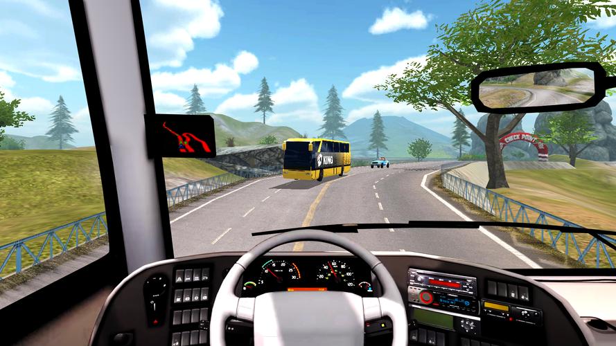 Offroad Bus Climb Hill Racing Captura de tela 0