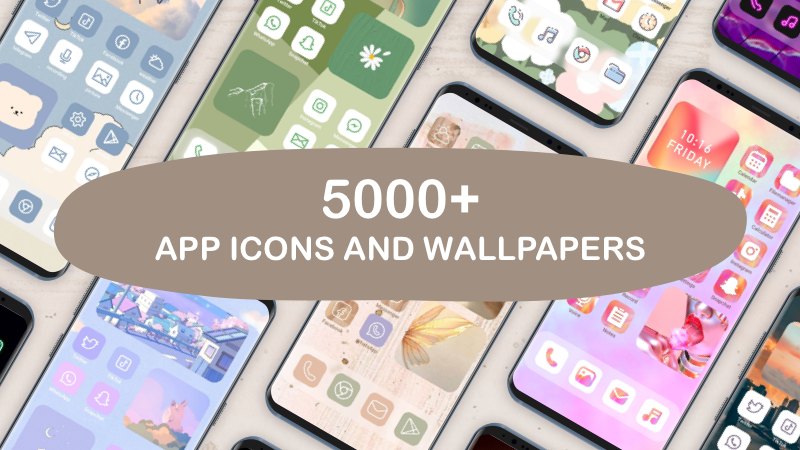 Themepack – App Icons, Widgets Mod ภาพหน้าจอ 0