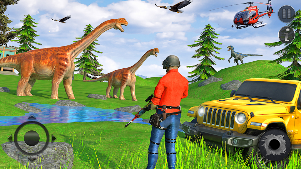 Wild Dino Hunter 3D Gun Games स्क्रीनशॉट 2