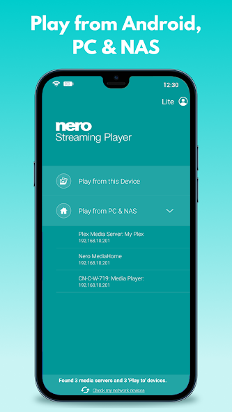 Nero Streaming Player|手機投屏遙控器應用截圖第1張