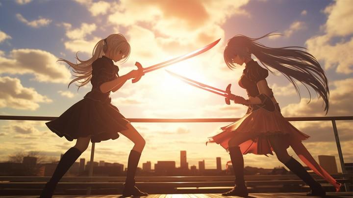 Anime High School Girl Fighter Captura de pantalla 2