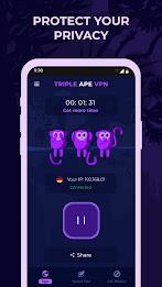 Triple Ape VPN - Safe & Secure স্ক্রিনশট 0