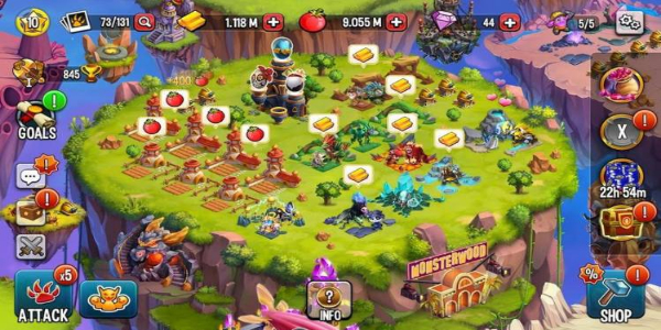 Monster Legends MOD Ảnh chụp màn hình 2