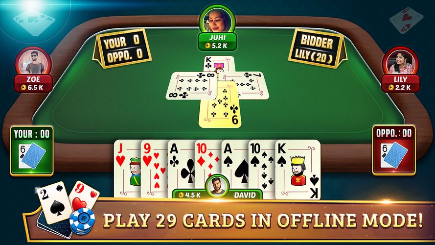 29 Card Game Plus Capture d'écran 0