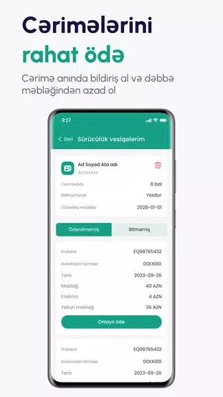 SMSRadar.az DYP AYNA cərimələr 스크린샷 2