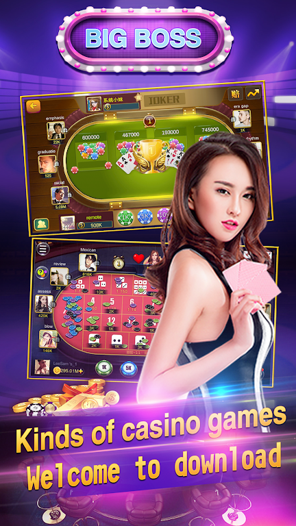 Big Boss Online-free poker app(baccarat,blackjack) ภาพหน้าจอ 2