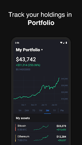 Hodler – Crypto Portfolio スクリーンショット 1