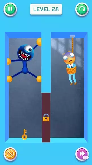 Blue Monster: Stretch Game Capture d'écran 2