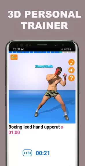 Kickboxing fitness Trainer Captura de pantalla 3