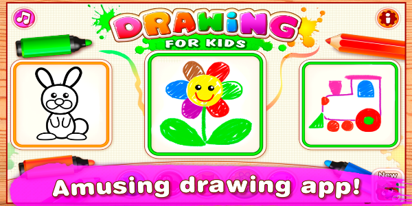 Schermata Bini Drawing for Kids Games 0