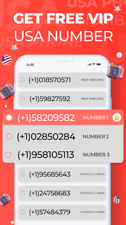 USA Phone Number Receive SMS スクリーンショット 1