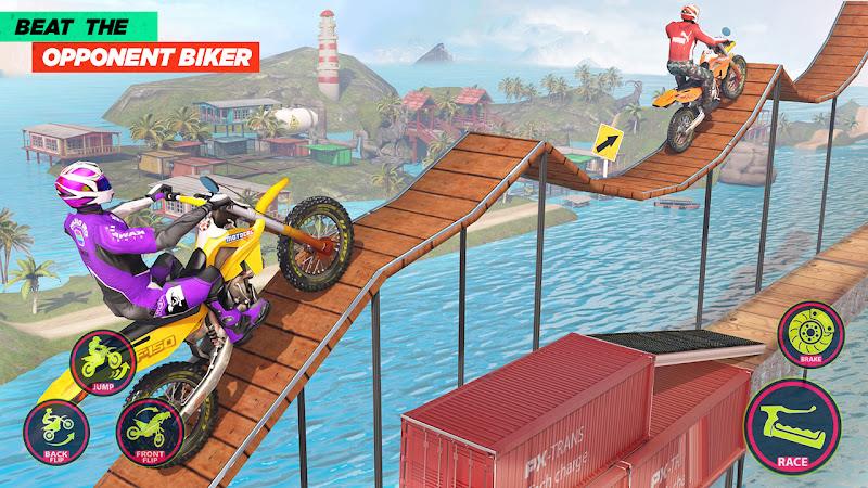 Bike Race 3D: Bike Stunt Games ภาพหน้าจอ 1