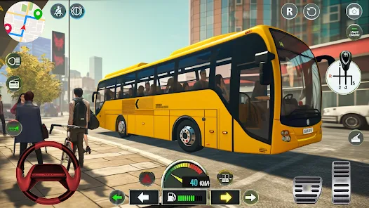 Bus Simulator Game Bus Game 3D Ekran Görüntüsü 2