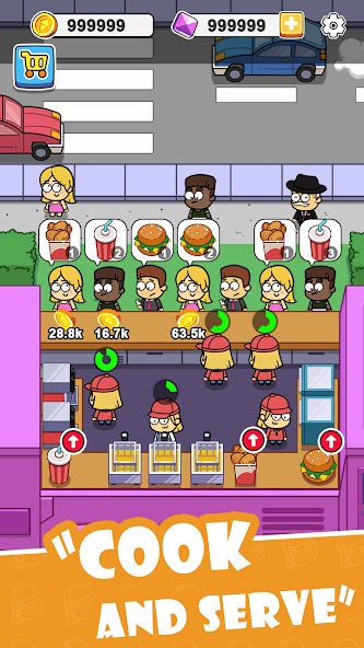 Idle Food Bar: Food Truck Mod應用截圖第0張