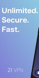 21VPN - Fast & Secure VPN ภาพหน้าจอ 0