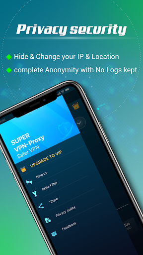 Super VPN Proxy - Safer VPN Capture d'écran 3