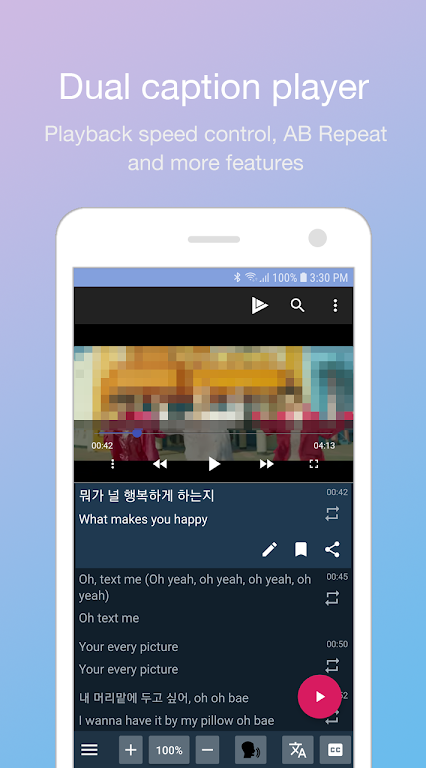 LingoTube - subtítulo doble Captura de pantalla 0