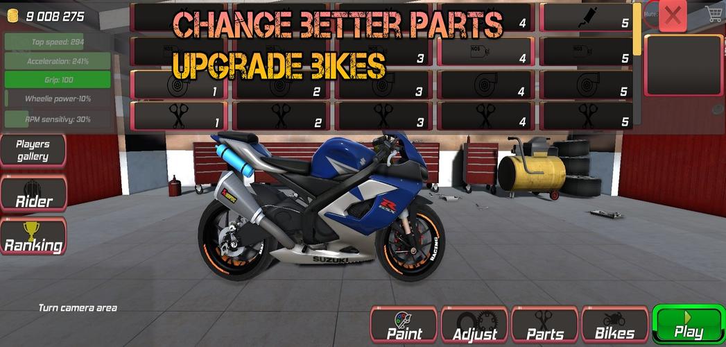 Drag Bikes 3 Ảnh chụp màn hình 1