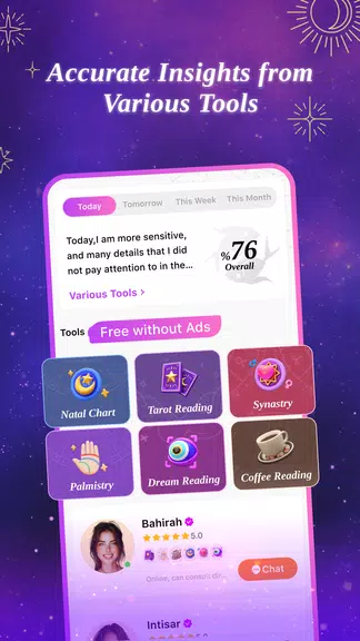 FalFal: Astrology, Tarot, Love Capture d'écran 0