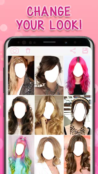 Long Hairstyles Photo Ekran Görüntüsü 0
