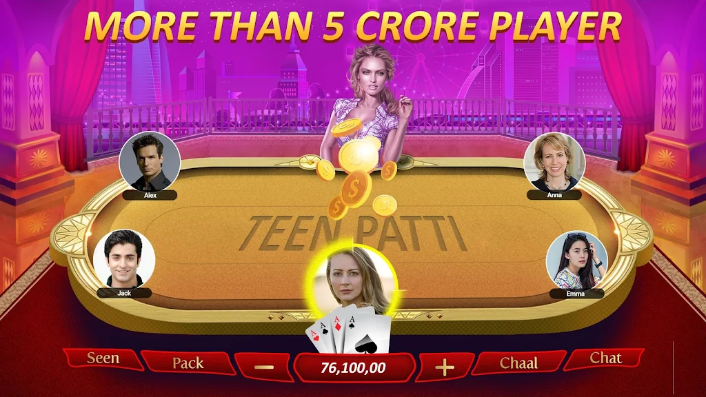 Teen Patti Gold + flash rummy poker callbreak Schermafbeelding 1