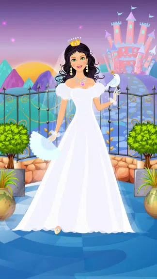 Princess Wedding Dress Up Game Schermafbeelding 0