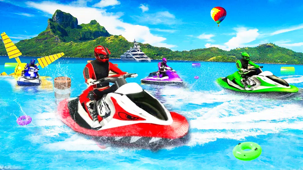 Jet Ski Racing Simulator Games ဖန်သားပြင်ဓာတ်ပုံ 2