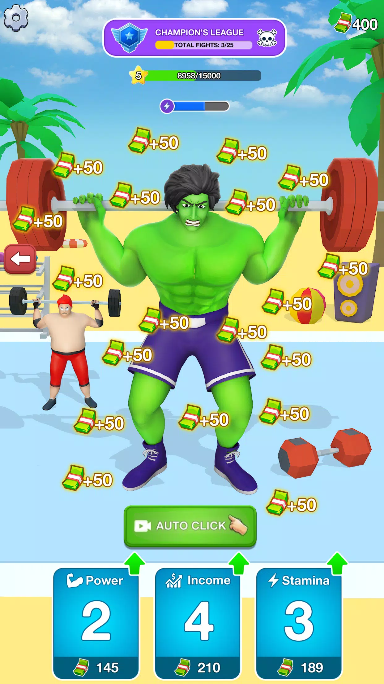 Gym Clicker Hero: Idle Muscles應用截圖第2張