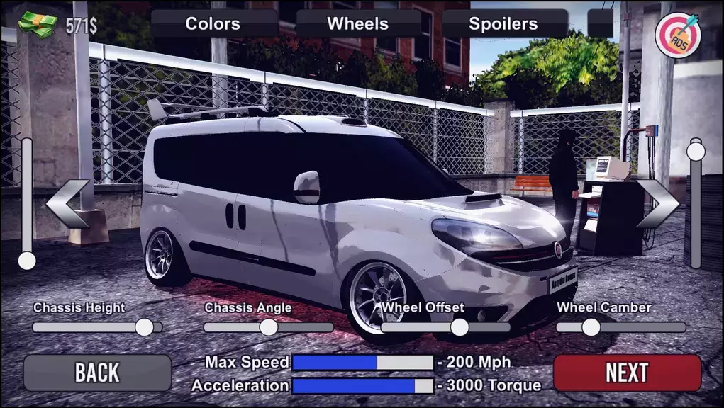 Doblo Drift Simulator स्क्रीनशॉट 1