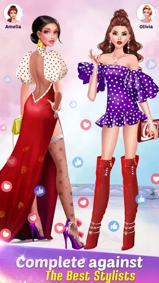 Fashion Game: Makeup, Dress Up Schermafbeelding 1