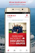 NAVIERA ARMAS: ferries Captura de pantalla 0