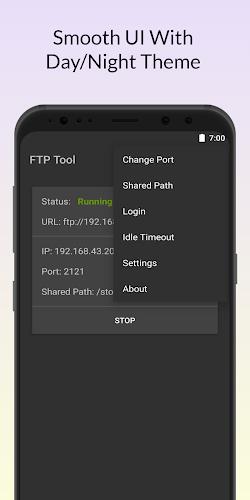 FTP Tool - FTP Server & Client Capture d'écran 3