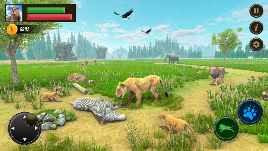 Jungle Kings Kingdom Lion Captura de pantalla 2