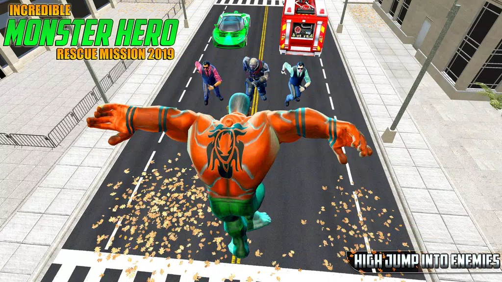 Incredible Monster Superhero Crime City 2018 スクリーンショット 1