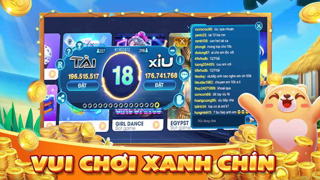 Donclub Tài Xỉu – Xóc Đĩa Tangkapan skrin 0