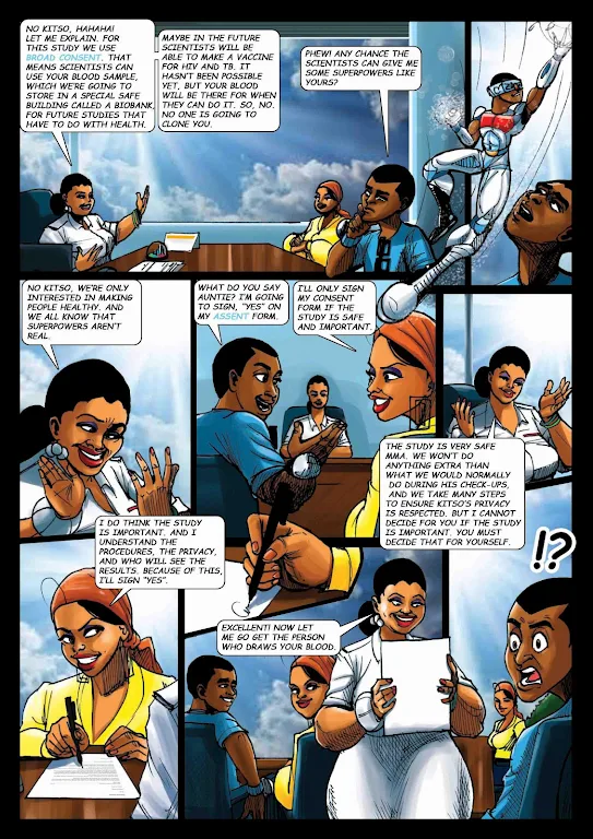 Botswana Baylor Comic Book Setswana Скриншот 1