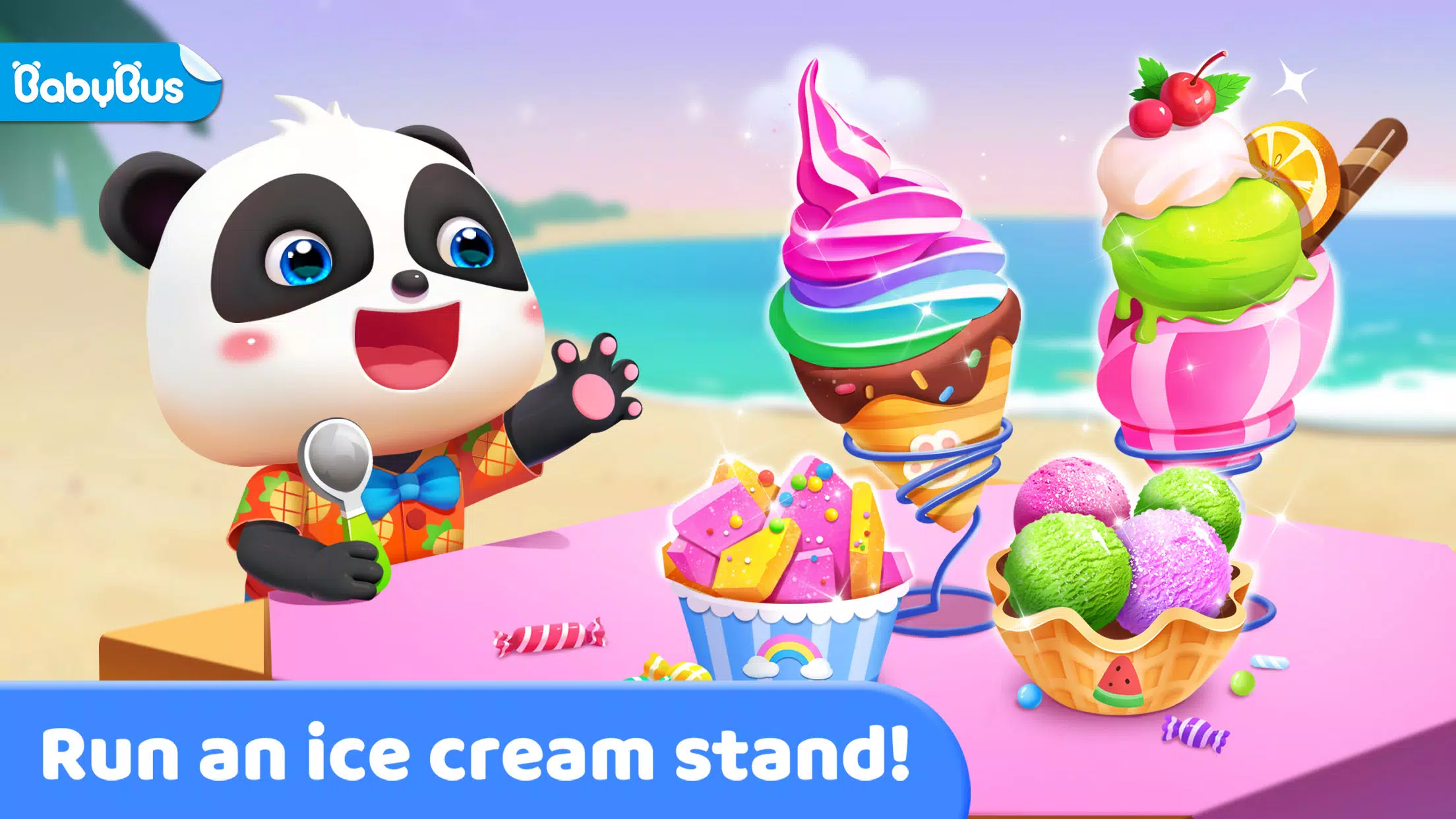 Little Panda's Ice Cream Stand Captura de pantalla 0