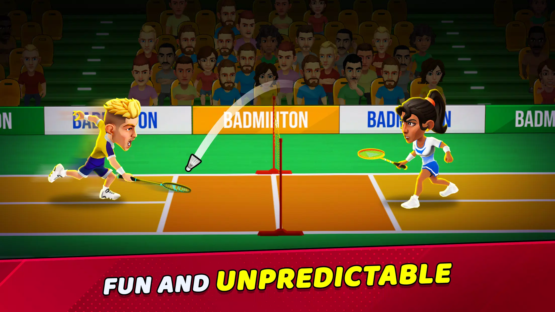 Badminton Clash 3D Скриншот 1